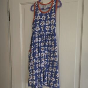 Hanna Andersson Peanuts Blue Floral Kids Dress